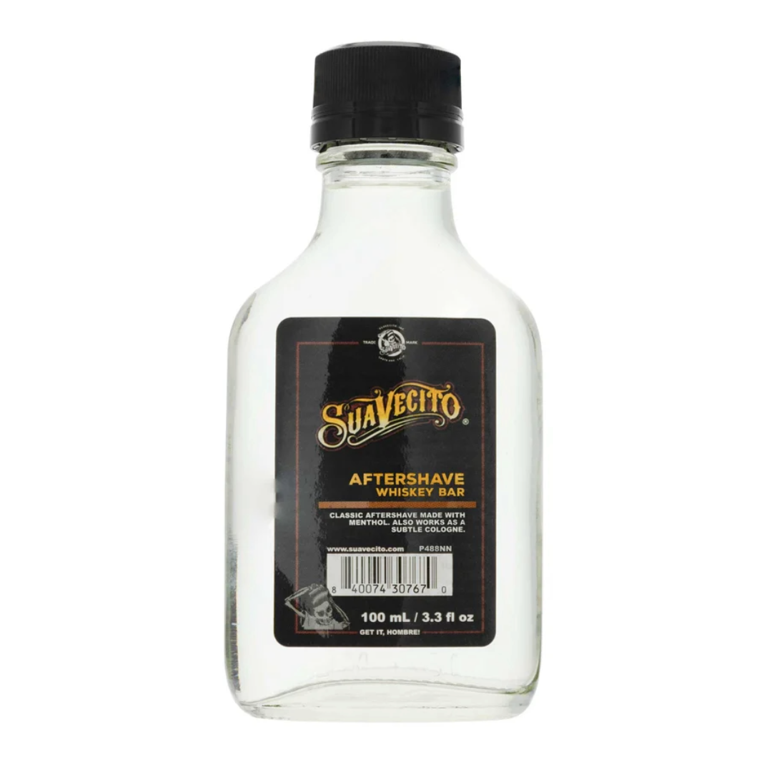 Suavecito aftershave bottle for a classic barber after-shave routine