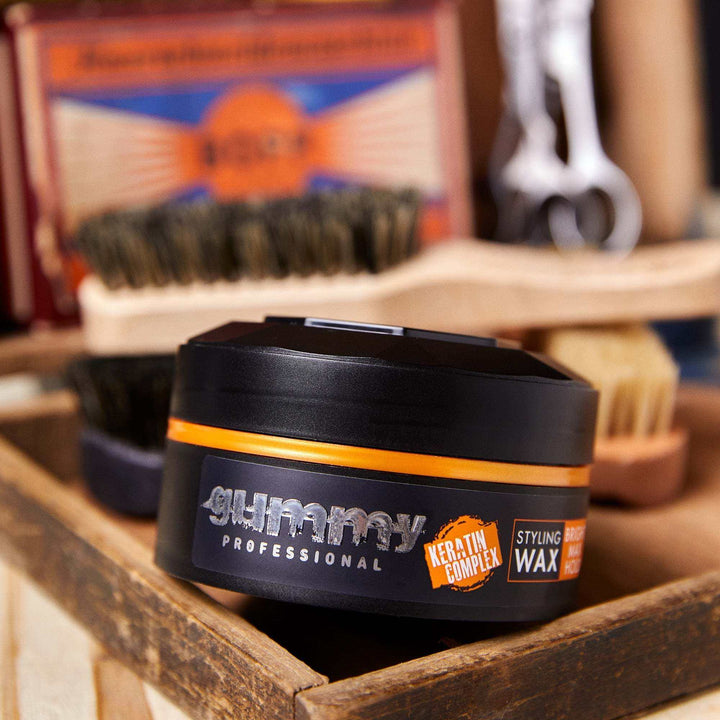 GUMMY STYLING WAX 150 ML Bright Wax for strong hold and shiny hair.