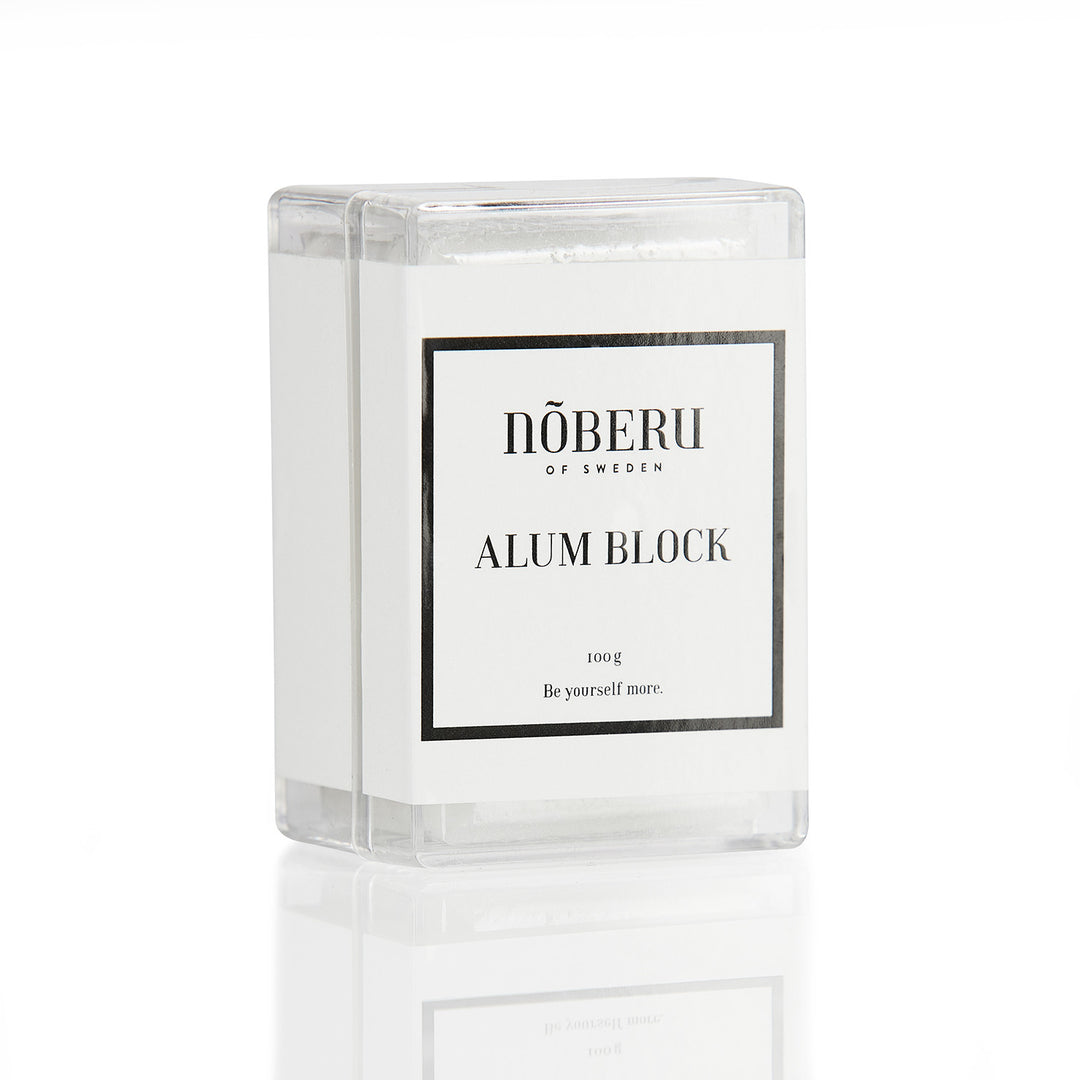 Noberu Post-Shave Alum Block for Soothing Skin & Stopping Nicks