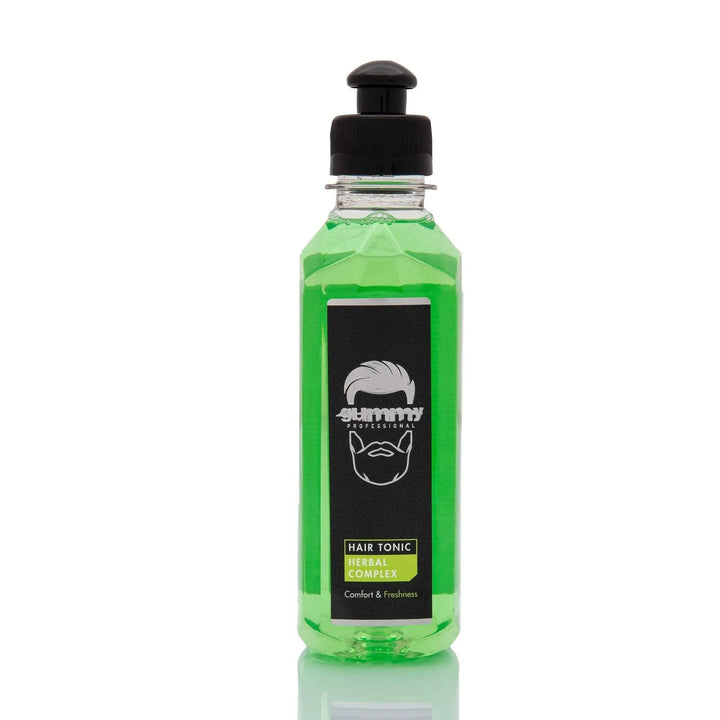 GUMMY HAAR TONIC 250 ML KRÄUTERWIE BENUTZT MAN:
Nach dem Shampoo auf saubere Kopfhaut auftragen. Stellen Sie sicher, dass Sie vor dem Gebrauch das Handtuchhaar ausführen. Arbeiten Sie als nächstesgummyOnKozmetikGUMMY HAAR TONIC