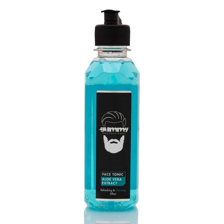 GUMMY GESICHTSREINIGUNG TONIC 250 ML bottle with aloe vera extract for deep cleansing.