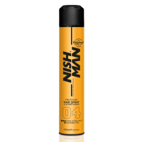 Nishman 400ml Hair Spray: Ultra &amp; Extra Strong Hold for Style