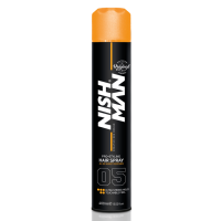 Nishman 400ml Hair Spray: Ultra &amp; Extra Strong Hold for Style