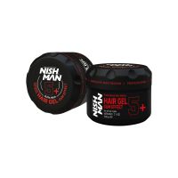 Nishman Ultra Hold Gummy Hair Gel 5+ for Strong, Long-Lasting Styles