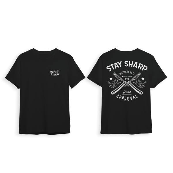 Barber T-Shirt Sharp Black