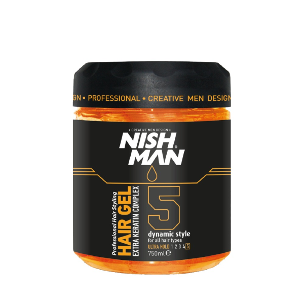Nishman Hair Styling Gel Ultra Hold 5 - 750ml