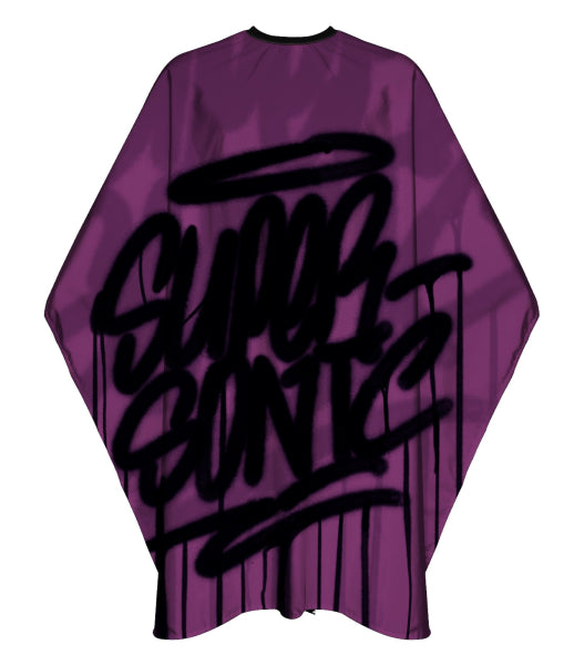 Barber Cape Super Sonic Purple