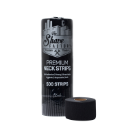 The Shave Factory Black Neck Strips 500 Count Pack
