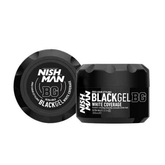 Black Gel White Coverage 300ml