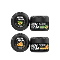 Nishman Exfoliating Facial Scrub 300ml for Smooth, Youthful Skin