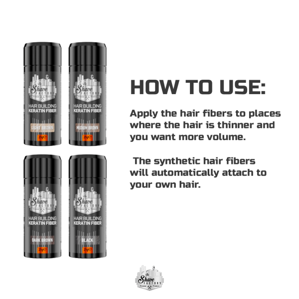 Hair Building Fiber 21g by The Shave Factory