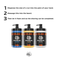 The Shave Factory Shaving Gel 1250ml for Professional Barbers