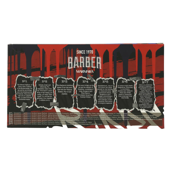 Barber Cologne 50ml Giftset (7PCS)