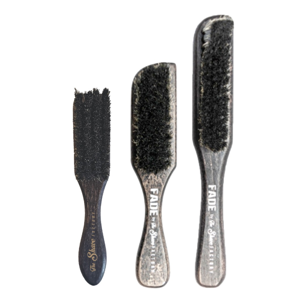 The Shave Factory Fade Brush for Professional Beard and Hair Styling