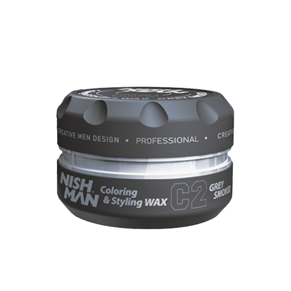 Nishman Professional Instant Hair Coloring Styling Wax 100ml - Temporary Dye
