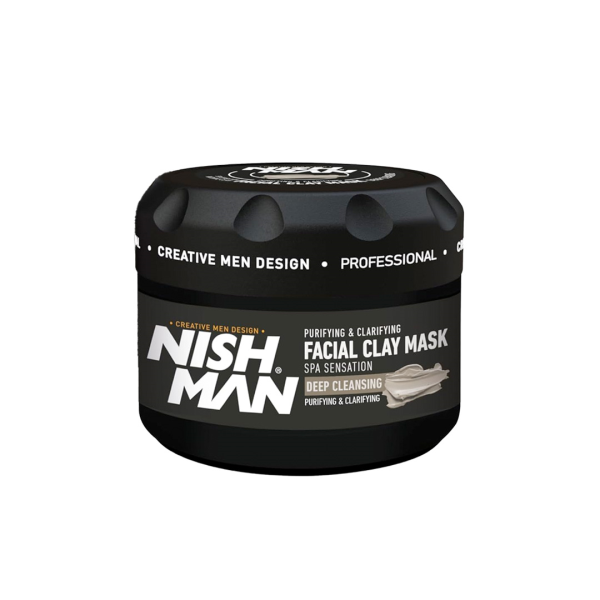 NISHMAN Professional Deep Cleansing Face Clay Mask 450gr - Purify &amp; Revitalize