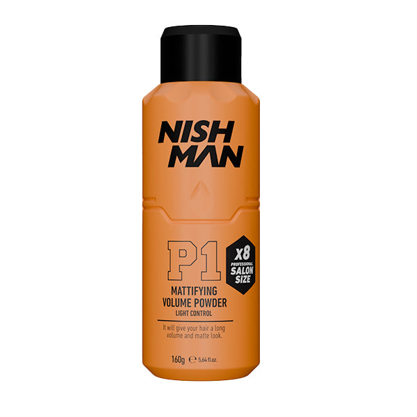 Nishman Mattifying Volumizing Hair Styling Powder 160g Salon Size Strong Hold