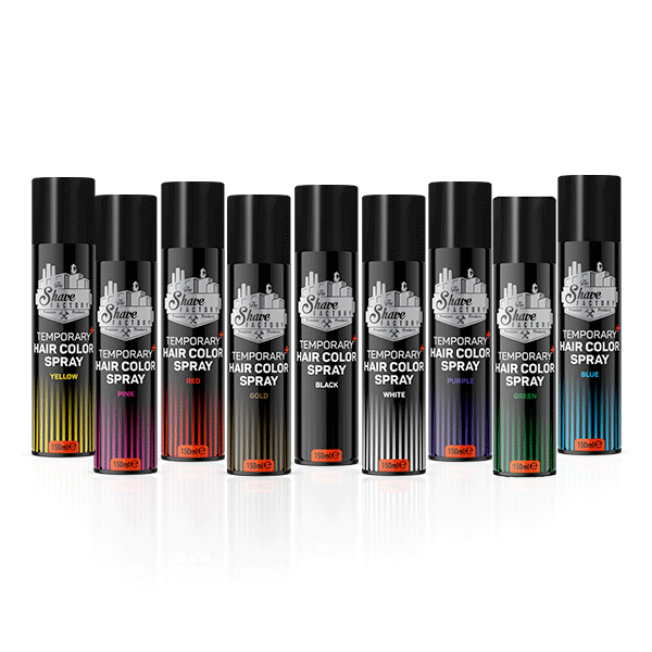 Temporary Hair Color Spray by The Shave Factory Cosmetics