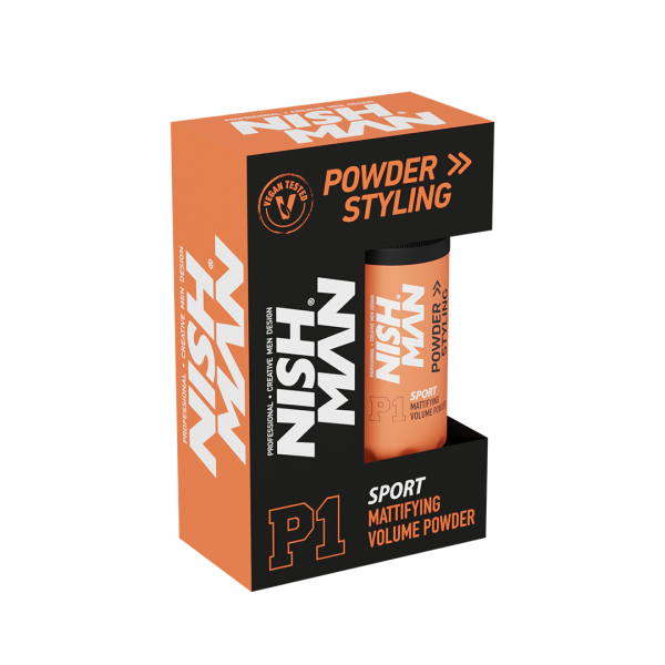 NISHMAN Powder Hair Styling Wax: Strong Hold, Matte Finish, 20gr