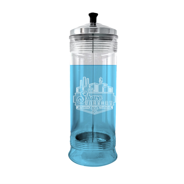 The Shave Factory 1000ml Disinfection Jar for Barber Salon Tools