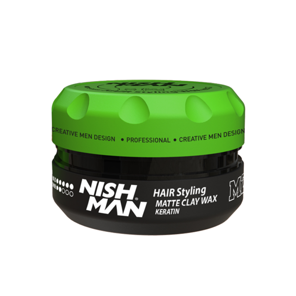 Nishman Matte Series Hair Styling Wax for High Hold