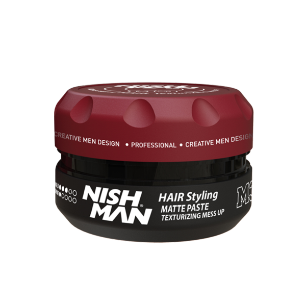 Nishman Matte Series Hair Styling Wax for High Hold