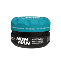 Nishman Professional Matte Series Hair Styling Wax for High Hold &amp; Volume