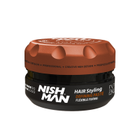 Nishman Professional Matte Series Hair Styling Wax for High Hold &amp; Volume
