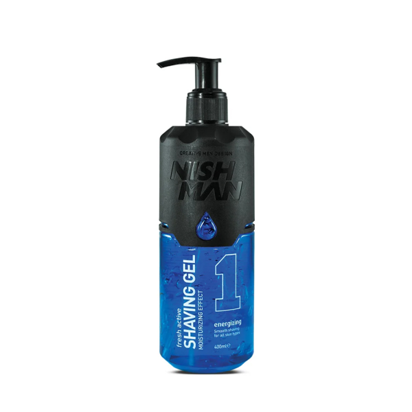 Nishman 400ml Oil-Based Shaving Gel for Smooth, Waterless Shaves
