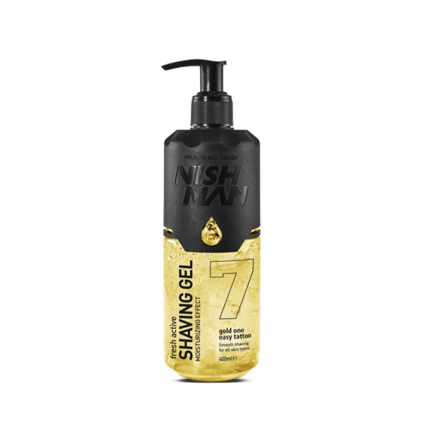 Nishman 400ml Oil-Based Shaving Gel for Smooth, Waterless Shaves