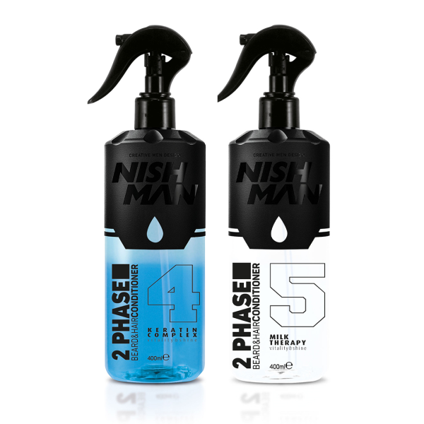 Nishman 2 Phase Beard and Hair Conditioner 400ml