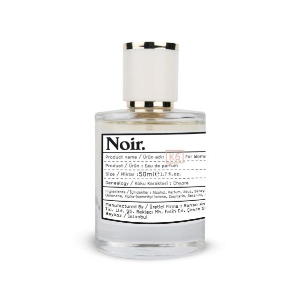 Noir Perfume 50ml K6 Boxed