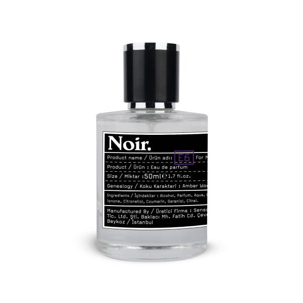 Noir Perfume 50ml E6 Boxed