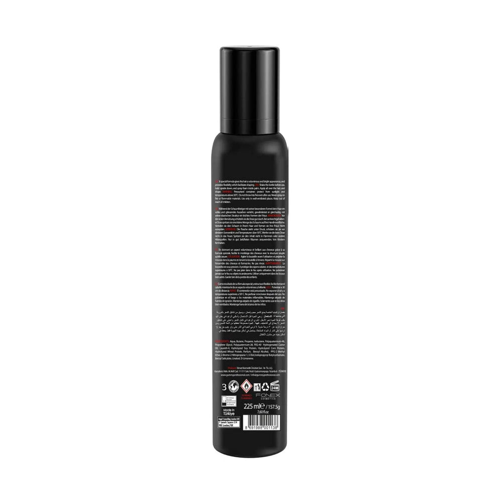 GUMMY HAAR MOUSSE 225 ML ULTRA HOLDWIE BENUTZT MAN:
Wenn es darum geht, Ihr Haar ohne Wärme zu stylen, kann das Auftragen von Mousse eine gute Option sein. Verwenden Sie es richtig und Sie werden auf gummyOnKozmetikGUMMY HAAR MOUSSE
