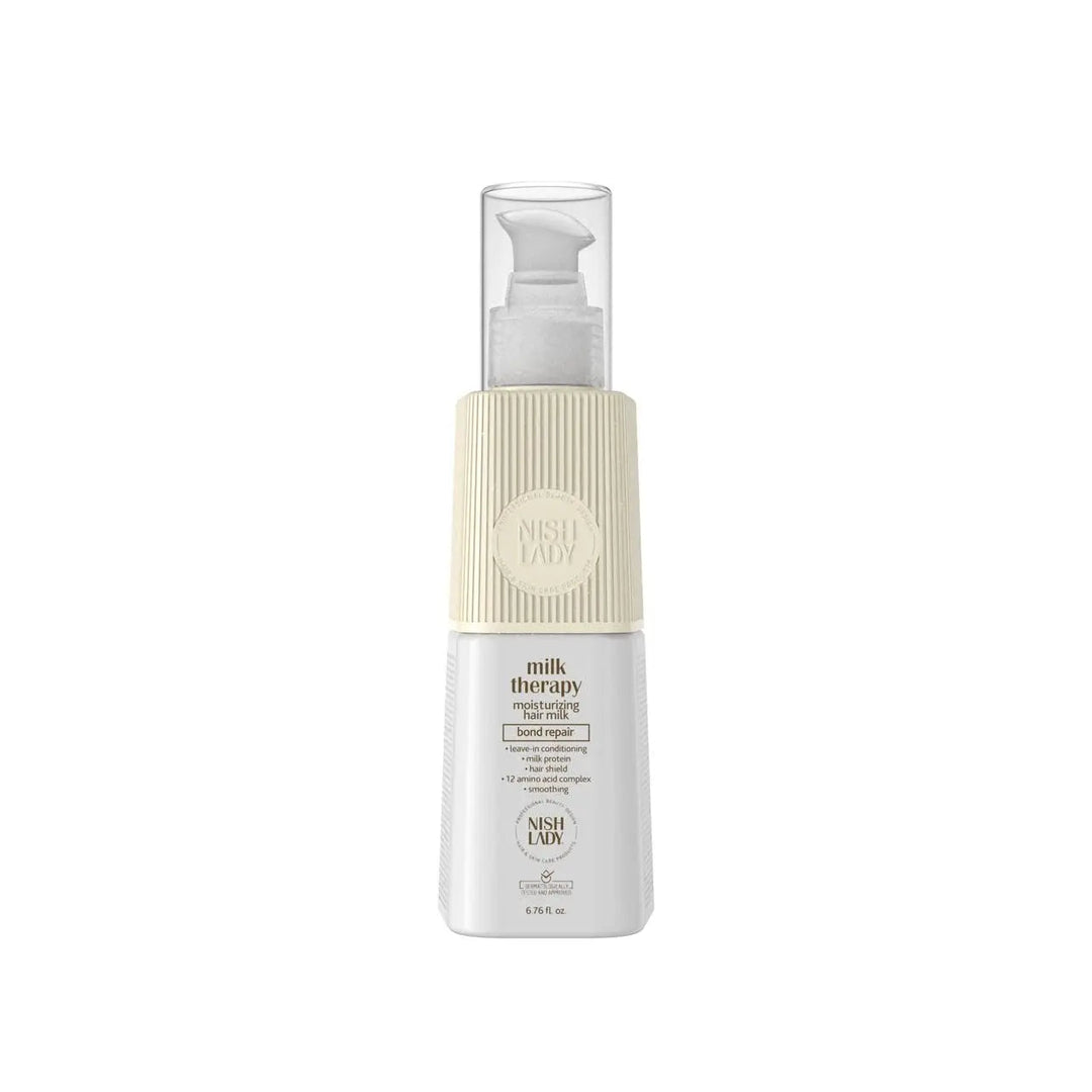 NishLady Milk Therapy 200ml Hydrating Hair Milk for Smooth, Healthy Locks