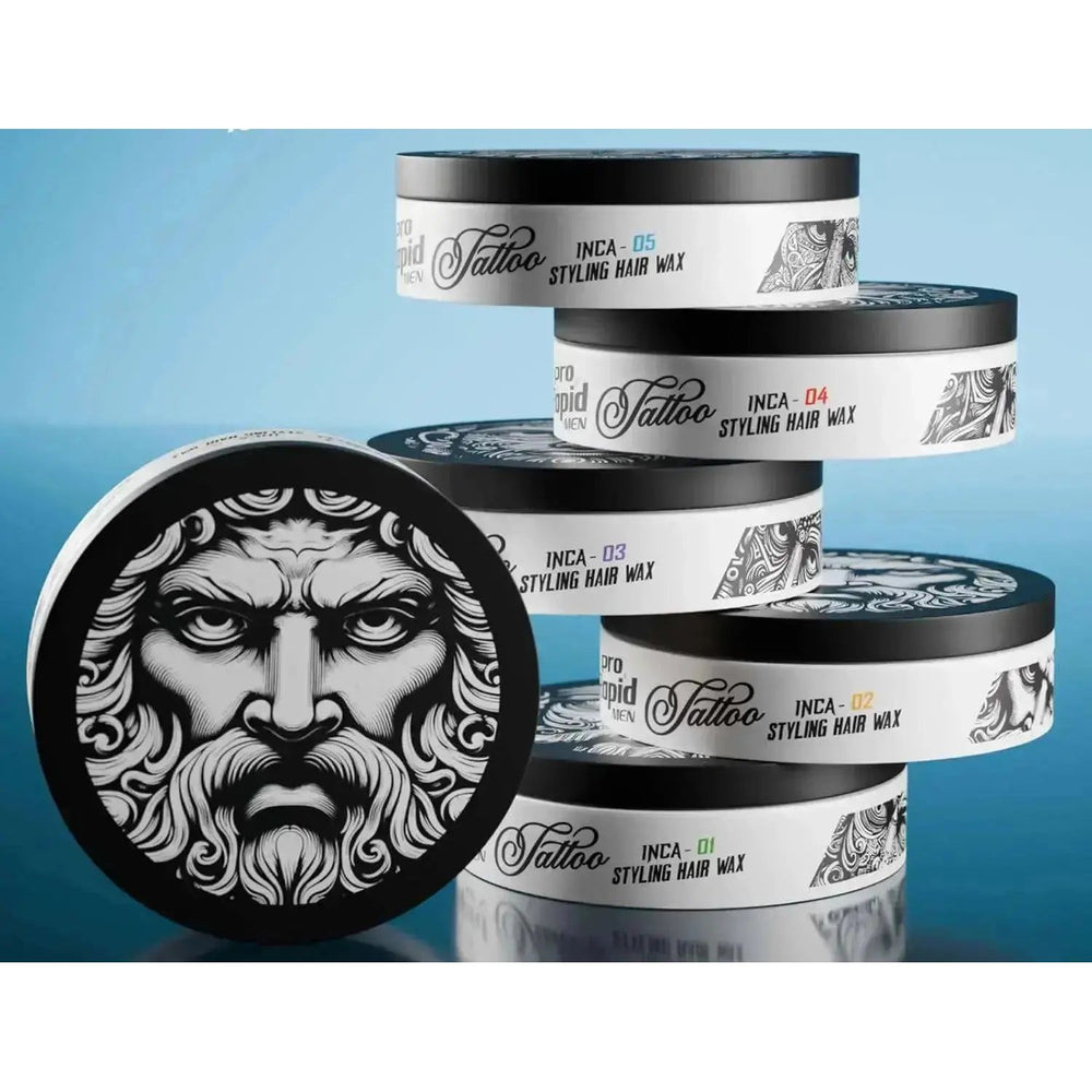 Pro Rapid Tattoo Series Inca 04 Hair Styling Wax - Strong Hold, Glossy Finish, 5.1 oz
