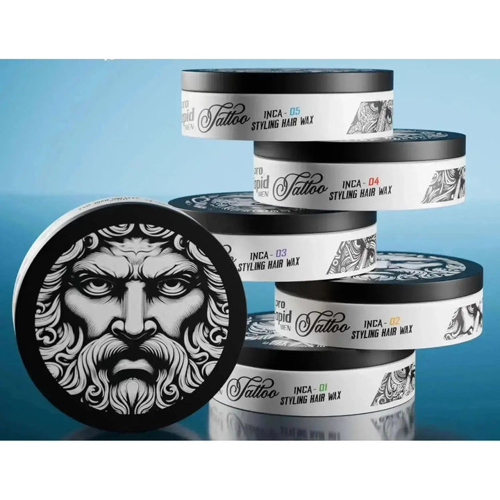 Pro Rapid Tattoo Series Inca 04 Hair Styling Wax - Strong Hold, Glossy Finish, 5.1 oz