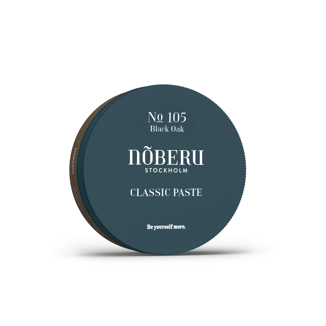 Noberu Classic Paste: Natural Shine, Flexible Hold, Black Oak Scent
