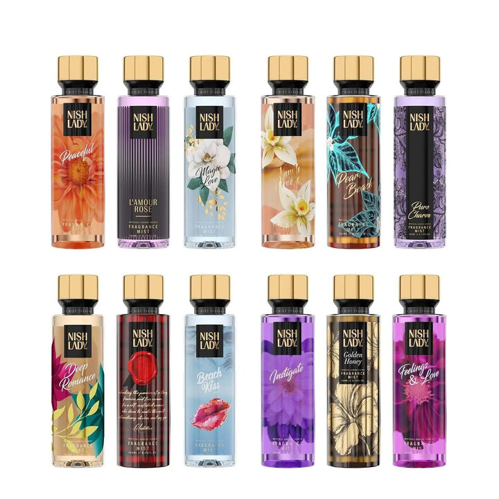 NishLady 260ml Refreshing Body Mist: All-Day Long-Lasting Fragrance for Every Occasion