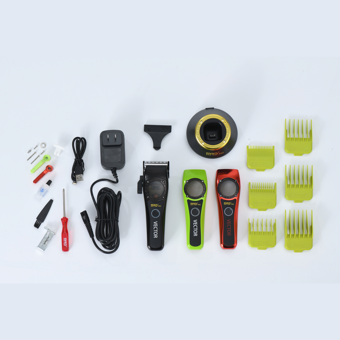 Premium Hair Clipper MRD PRO HC-999 – 10,000rpm Magnetic Motor, 2200mAh Battery, Japanese 440C Blades, Smooth &amp;amp; Cool Operation – Comes with Comb &amp;amp; Oil