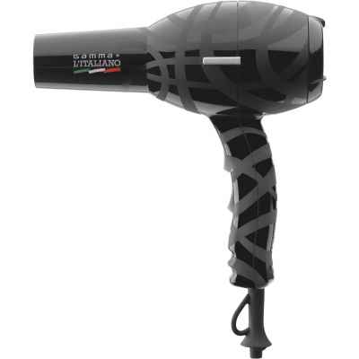 GAMMA PIU L'ITALIANO HAIR DRYER BLACK/YELLOW/FUCHSIA/GREEN/BLUE