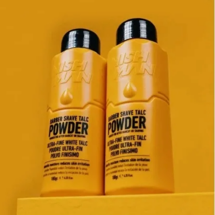 Nish Man Barber Shave Talc Powder 180g: Smooth, Fresh Skin Protection