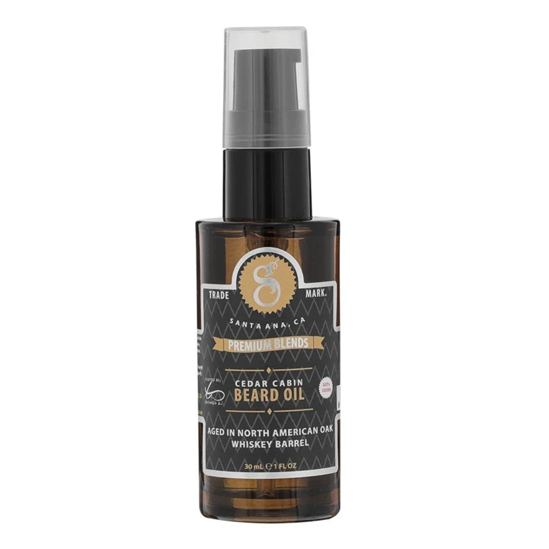 Suavecito Premium Blends Cedar Cabin Beard Oil: Softens, Nourishes, Styles Facial Hair