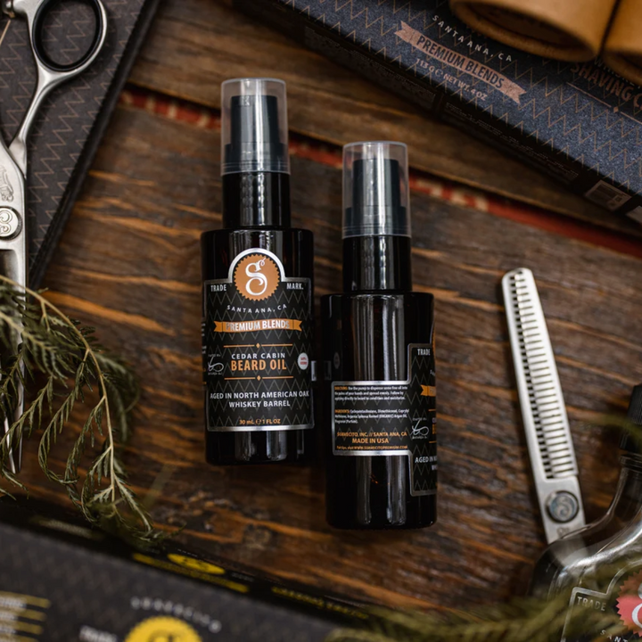Suavecito Premium Blends Cedar Cabin Beard Oil: Softens, Nourishes, Styles Facial Hair