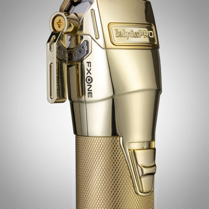 BaBylissPRO FXONE Gold All-Metal Professional Hair Clipper – Cordless, Powerful, Precise