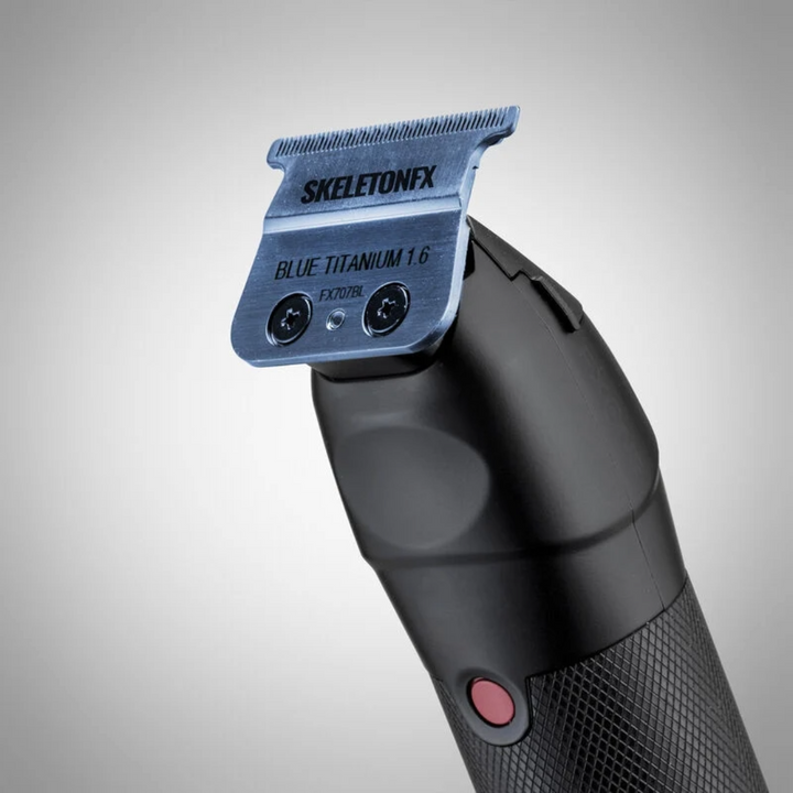 BaBylissPRO FXONE All-Metal Black Skeleton Trimmer: Professional Cordless Precision Hair Clipper