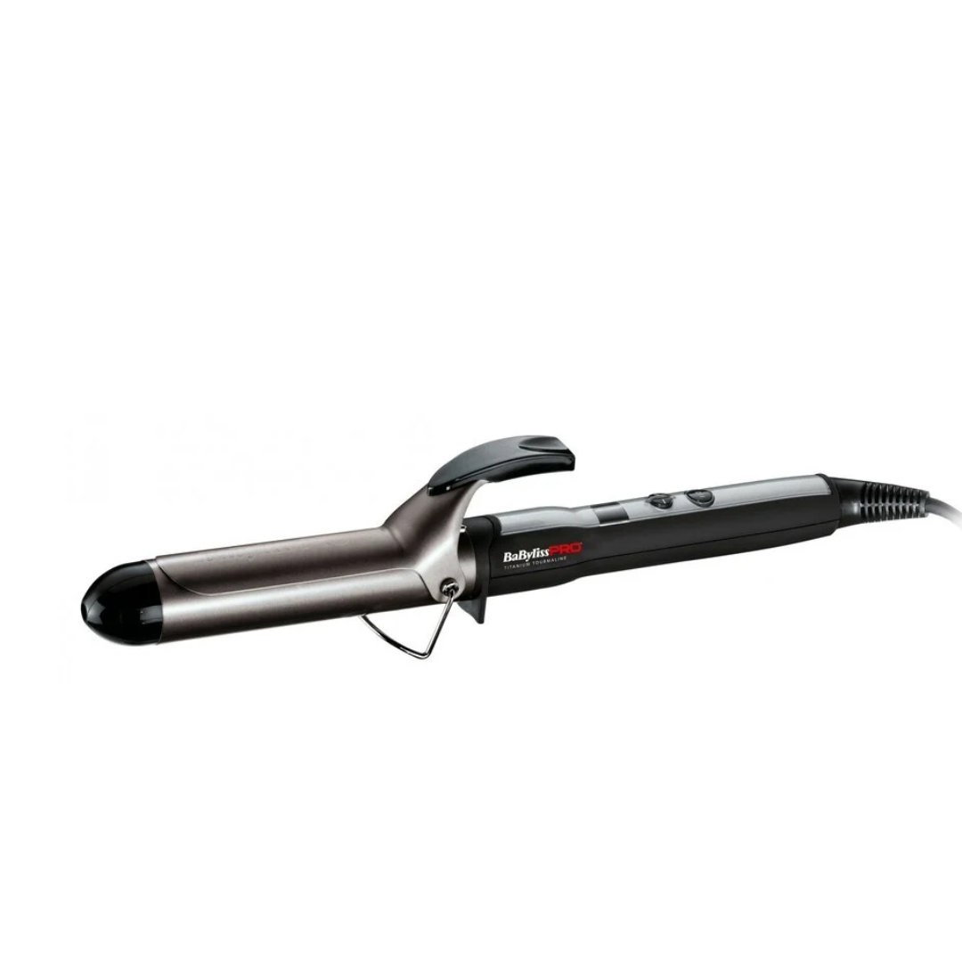 BaBylissPRO 25mm Titanium-Tourmaline Curl Definer Professional Curling Iron for Defined Curls