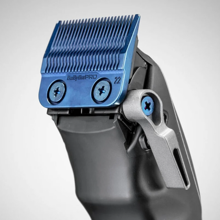 BaBylissPRO FXONE Lo-Pro Grey Clipper: Precision Fade, Removable Battery, Professional Performance