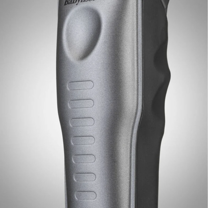 BaBylissPRO FXONE Lo-Pro Grey Clipper: Precision Fade, Removable Battery, Professional Performance