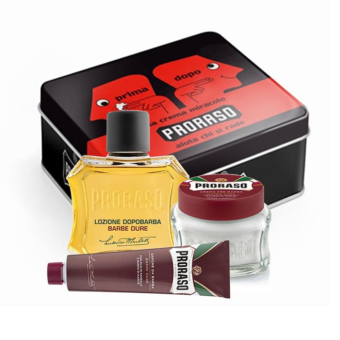 Cella Milano 1899 Proraso gift set primadopo in metal box vintage box selection